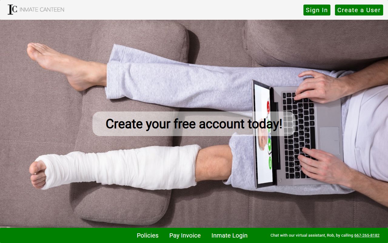 Jackson County inmate records Inmate Canteen deposit portal for jail account funds